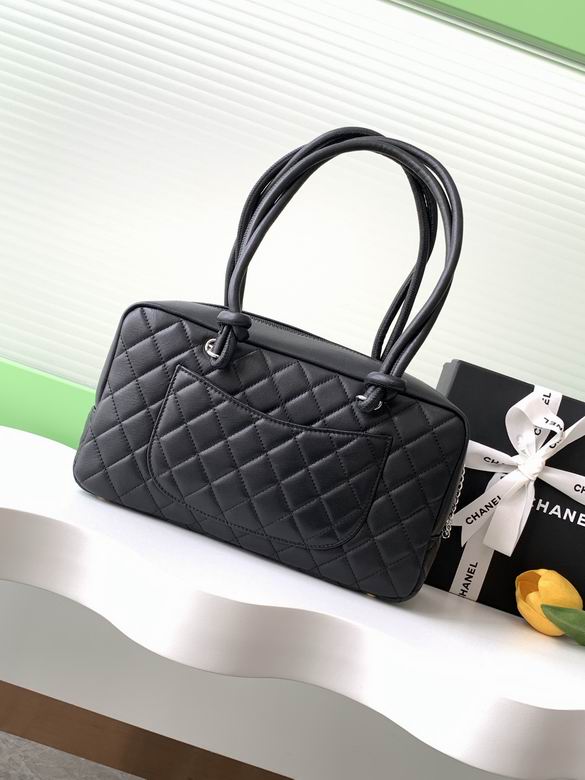 Chanel Inspired Handbags, AA+ Quality 100% Genuine Leather Classic Flap Medium Quilted Lambskin Black Gold, 15X 27X 10cm BL 4 Colour for chanel hand bag
