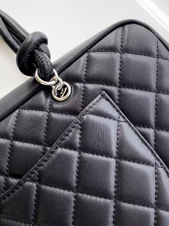 Chanel Inspired Handbags, AA+ Quality 100% Genuine Leather Classic Flap Medium Quilted Lambskin Black Gold, 15X 27X 10cm BL 4 Colour for chanel hand bag