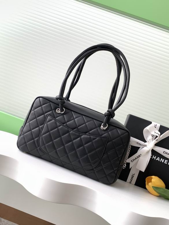 Chanel Inspired Handbags, AA+ Quality 100% Genuine Leather Classic Flap Medium Quilted Lambskin Black Gold, 15X 27X 10cm BL 4 Colour for chanel hand bag
