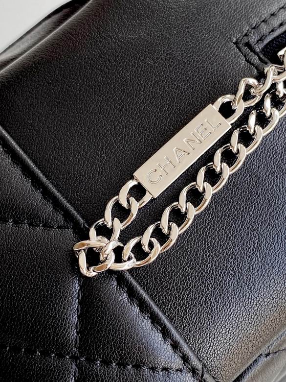 Chanel Inspired Handbags, AA+ Quality 100% Genuine Leather Classic Flap Medium Quilted Lambskin Black Gold, 15X 27X 10cm BL 4 Colour for chanel hand bag