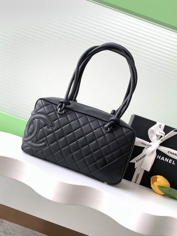 Chanel Inspired Handbags, AA+ Quality 100% Genuine Leather Classic Flap Medium Quilted Lambskin Black Gold, 15X 27X 10cm BL 4 Colour for chanel hand bag