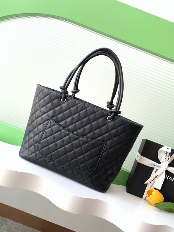 Chanel Inspired Handbags, AA+ Quality 100% Genuine Leather Classic Flap Medium Quilted Lambskin Black Gold, 30X 25X 15cm BL 4 Colour for chanel hand bag