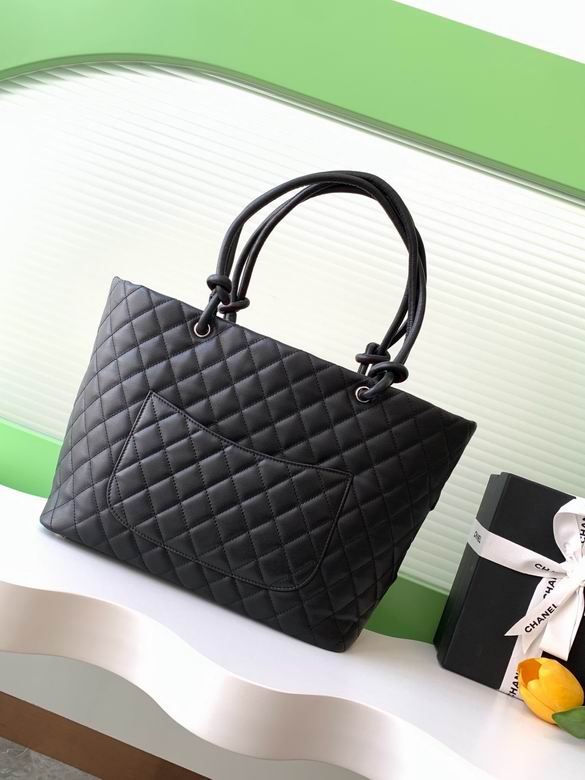 Chanel Inspired Handbags, AA+ Quality 100% Genuine Leather Classic Flap Medium Quilted Lambskin Black Gold, 30X 25X 15cm BL 4 Colour for chanel hand bag