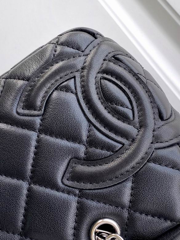 Chanel Inspired Handbags, AA+ Quality 100% Genuine Leather Classic Flap Medium Quilted Lambskin Black Gold, 18X 1 1X 5cm BL 4 Colour for chanel hand bag