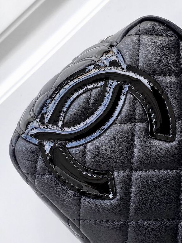 Chanel Inspired Handbags, AA+ Quality 100% Genuine Leather Classic Flap Medium Quilted Lambskin Black Gold, 18X 1 1X 5cm BL 4 Colour for chanel hand bag
