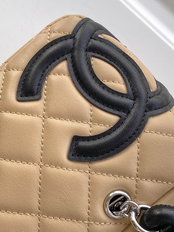 Chanel Inspired Handbags, AA+ Quality 100% Genuine Leather Classic Flap Medium Quilted Lambskin Black Gold, 18X 1 1X 5cm BL 4 Colour for chanel hand bag