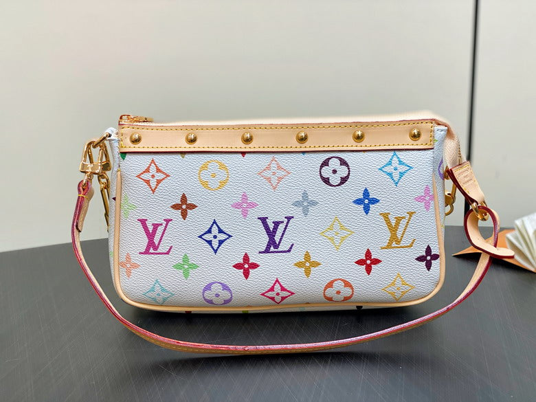 Louis Vuitton Handbags, AA+ Quality 100% Genuine Leather Classic Flap Medium Quilted Lambskin Black Gold, 18X 1 1X 5cm BL 4 Colour
