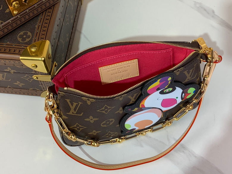Louis Vuitton Handbags, AA+ Quality 100% Genuine Leather Classic Flap Medium Quilted Lambskin Black Gold, 18X 1 1X 5cm BL 4 Colour
