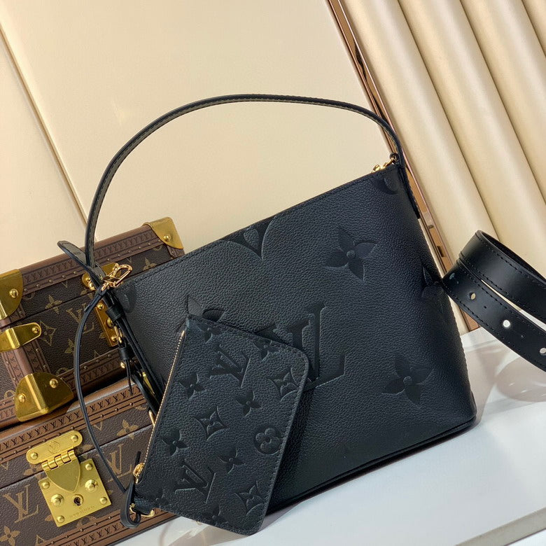 Louis Vuitton Inspired Handbags, AA+ Quality 100% Genuine Leather Classic Flap Medium Quilted Lambskin Black Gold, 18X 1 1X 5cm BL 4 Colour