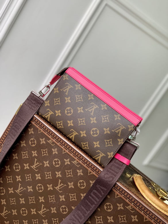 Louis vuitton Inspired Handbags, AA+ Quality 100% Genuine Leather Classic Flap Medium Quilted Lambskin Black Gold, 18X 1 1X 5cm BL 4 Colour