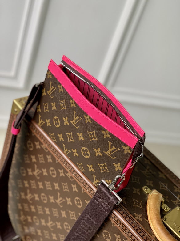 Louis vuitton Inspired Handbags, AA+ Quality 100% Genuine Leather Classic Flap Medium Quilted Lambskin Black Gold, 18X 1 1X 5cm BL 4 Colour