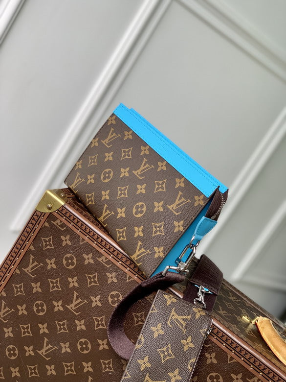 Louis vuitton Inspired Handbags, AA+ Quality 100% Genuine Leather Classic Flap Medium Quilted Lambskin Black Gold, 18X 1 1X 5cm BL 4 Colour