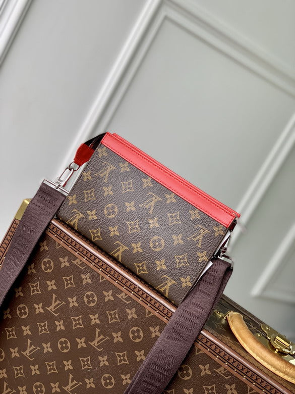 Louis vuitton Inspired Handbags, AA+ Quality 100% Genuine Leather Classic Flap Medium Quilted Lambskin Black Gold, 18X 1 1X 5cm BL 4 Colour