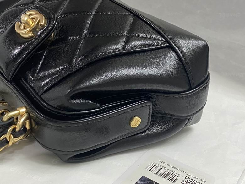Chanel Inspired Handbags, AA+ Quality 100% Genuine Leather Classic Flap Medium Quilted Lambskin Black Gold, 18X 1 1X 5cm BL 4 Colour for chanel hand bag