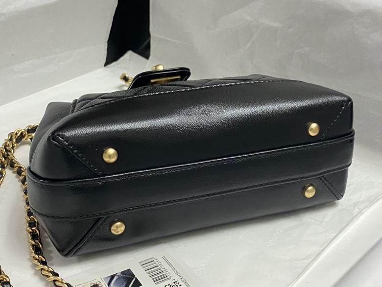 Chanel Inspired Handbags, AA+ Quality 100% Genuine Leather Classic Flap Medium Quilted Lambskin Black Gold, 18X 1 1X 5cm BL 4 Colour for chanel hand bag