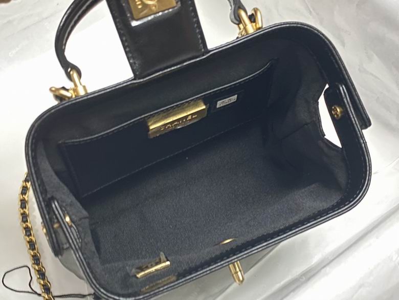 Chanel Inspired Handbags, AA+ Quality 100% Genuine Leather Classic Flap Medium Quilted Lambskin Black Gold, 18X 1 1X 5cm BL 4 Colour for chanel hand bag