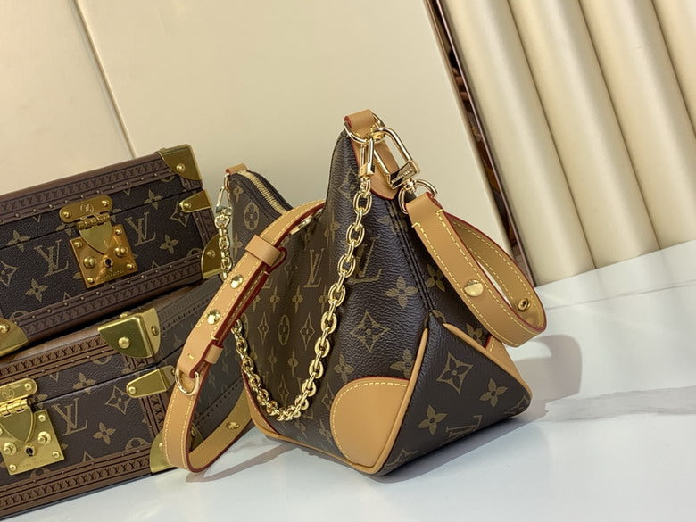 Inspired Handbags, AA+ Quality 100% Genuine Leather Classic Flap Medium Quilted Lambskin Black Gold, 18X 1 1X 5cm BL 4 Colour