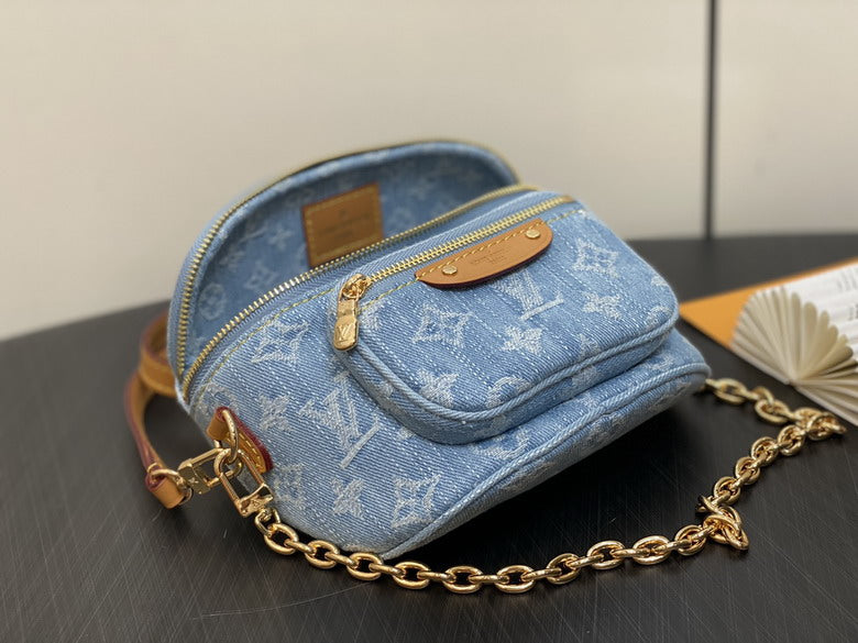 Louis vuitton Inspired Handbags, AA+ Quality 100% Genuine Leather Classic Flap Medium Quilted Lambskin Black Gold, 18X 1 1X 5cm BL 4 Colour
