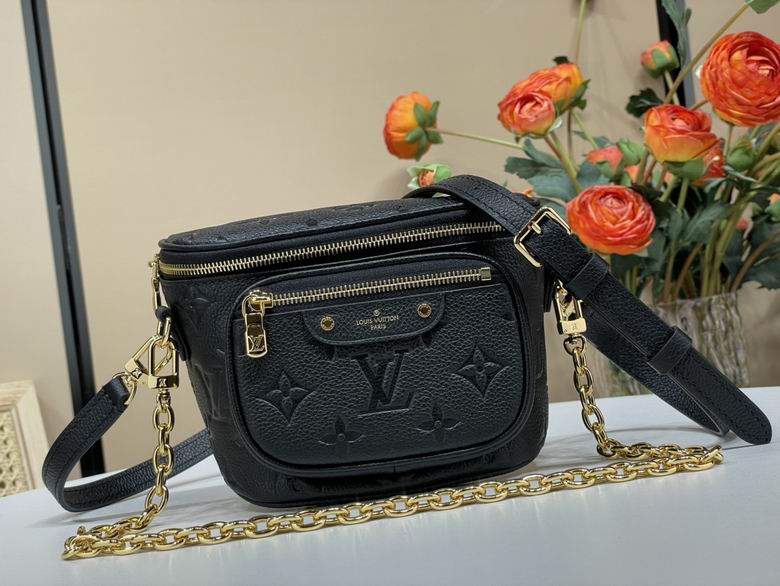 Louis vuitton Inspired Handbags, AA+ Quality 100% Genuine Leather Classic Flap Medium Quilted Lambskin Black Gold, 18X 1 1X 5cm BL 4 Colour
