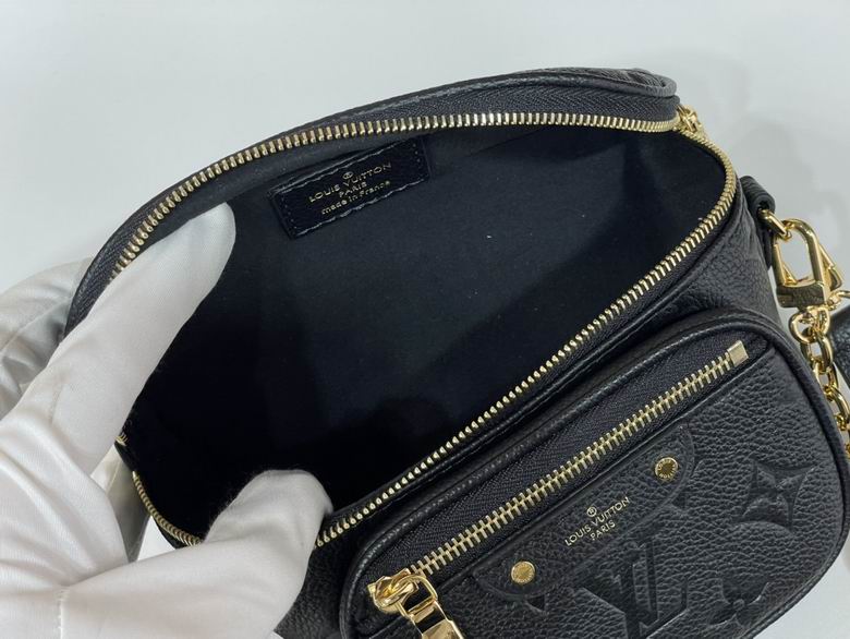 Louis vuitton Inspired Handbags, AA+ Quality 100% Genuine Leather Classic Flap Medium Quilted Lambskin Black Gold, 18X 1 1X 5cm BL 4 Colour