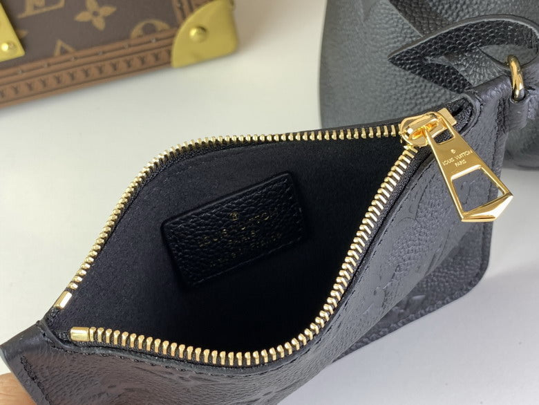 louis vuitton Inspired Handbags, AA+ Quality 100% Genuine Leather Classic Flap Medium Quilted Lambskin Black Gold, 18X 1 1X 5cm BL 4 Colour