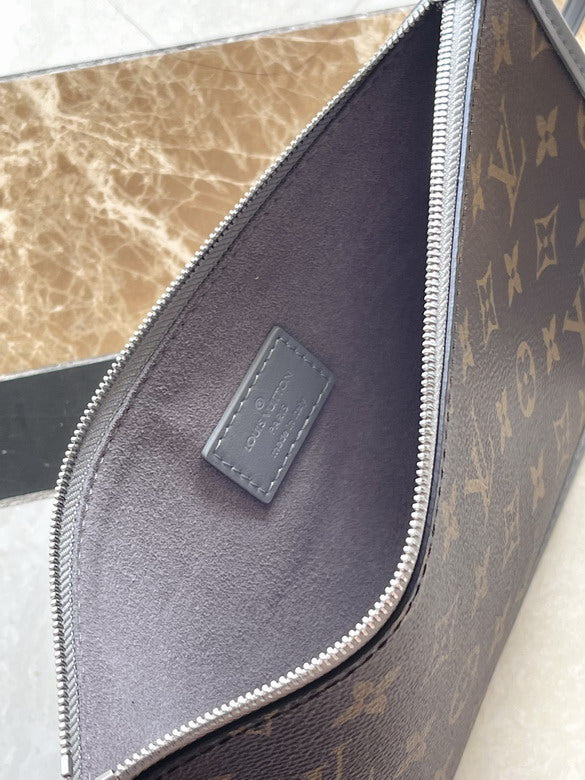louis vuitton Inspired Handbags, AA+ Quality 100% Genuine Leather Classic Flap Medium Quilted Lambskin Black Gold, 18X 1 1X 5cm BL 4 Colour