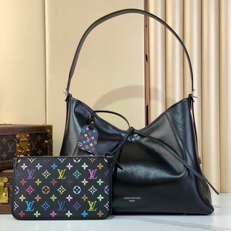 louis vuitton Inspired Handbags, AA+ Quality 100% Genuine Leather Classic Flap Medium Quilted Lambskin Black Gold, 18X 1 1X 5cm BL 4 Colour