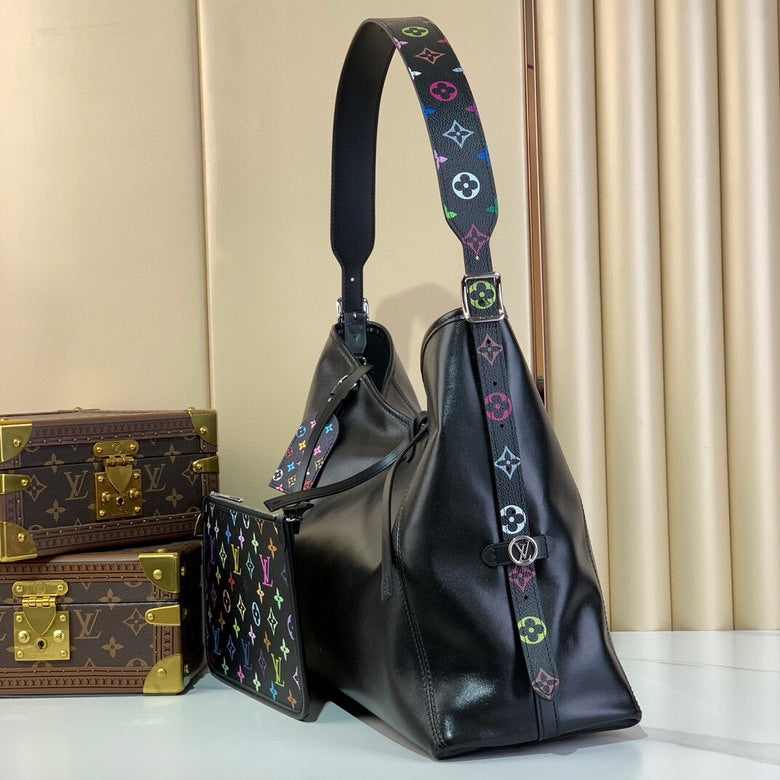 louis vuitton Inspired Handbags, AA+ Quality 100% Genuine Leather Classic Flap Medium Quilted Lambskin Black Gold, 18X 1 1X 5cm BL 4 Colour