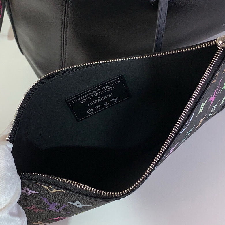 louis vuitton Inspired Handbags, AA+ Quality 100% Genuine Leather Classic Flap Medium Quilted Lambskin Black Gold, 18X 1 1X 5cm BL 4 Colour