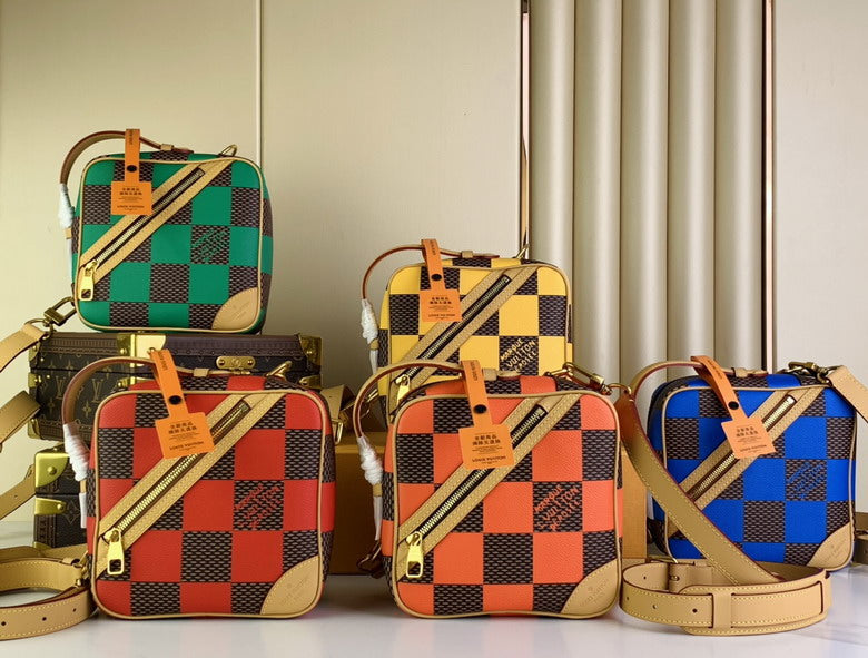 Inspired Handbags, AA+ Quality 100% Genuine Leather Classic Flap Medium Quilted Lambskin Black Gold, 18X 1 1X 5cm BL 4 Colour