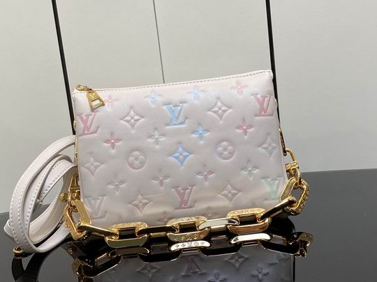 Inspired Handbags, AA+ Quality 100% Genuine Leather Classic Flap Medium Quilted Lambskin Black Gold, 18X 1 1X 5cm BL 4 Colour