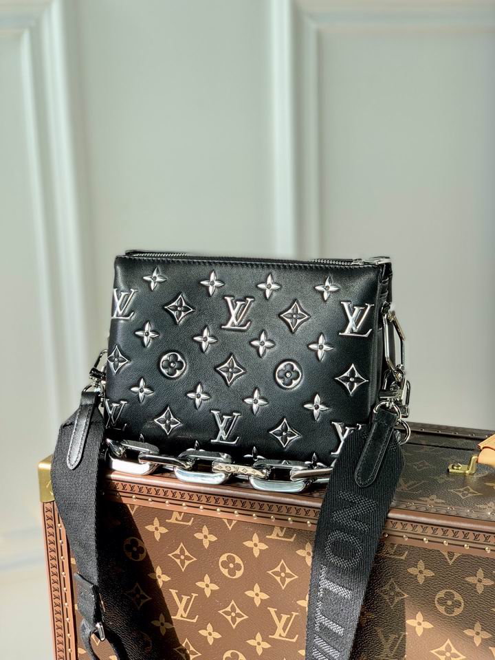 Inspired Handbags, AA+ Quality 100% Genuine Leather Classic Flap Medium Quilted Lambskin Black Gold, 18X 1 1X 5cm BL 4 Colour
