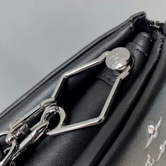 Inspired Handbags, AA+ Quality 100% Genuine Leather Classic Flap Medium Quilted Lambskin Black Gold, 18X 1 1X 5cm BL 4 Colour