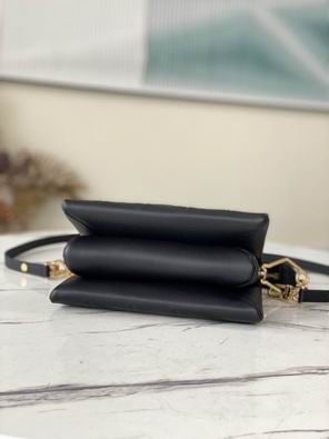 Inspired Handbags, AA+ Quality 100% Genuine Leather Classic Flap Medium Quilted Lambskin Black Gold, 18X 1 1X 5cm BL 4 Colour