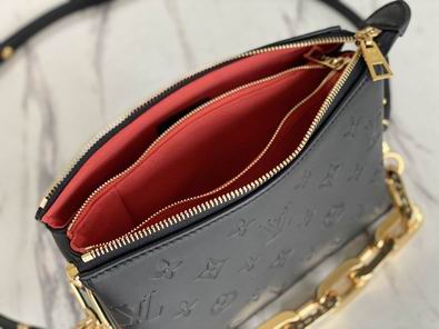 Inspired Handbags, AA+ Quality 100% Genuine Leather Classic Flap Medium Quilted Lambskin Black Gold, 18X 1 1X 5cm BL 4 Colour