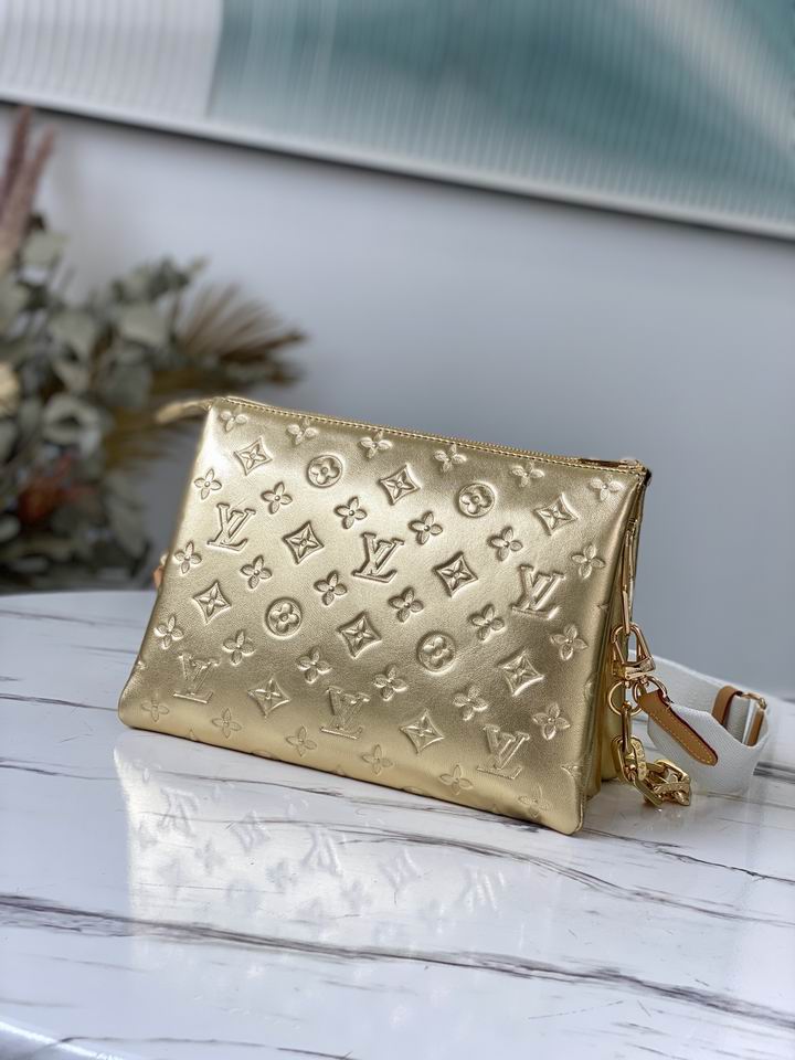 Inspired Handbags, AA+ Quality 100% Genuine Leather Classic Flap Medium Quilted Lambskin Black Gold, 18X 1 1X 5cm BL 4 Colour