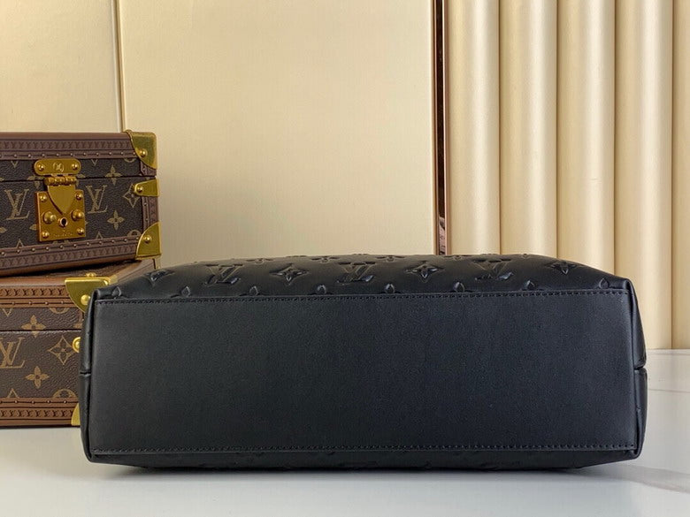 Inspired Handbags, AA+ Quality 100% Genuine Leather Classic Flap Medium Quilted Lambskin Black Gold, 18X 1 1X 5cm BL 4 Colour