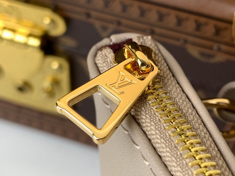 Inspired Handbags, AA+ Quality 100% Genuine Leather Classic Flap Medium Quilted Lambskin Black Gold, 18X 1 1X 5cm BL 4 Colour