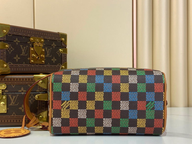 Inspired Handbags, AA+ Quality 100% Genuine Leather Classic Flap Medium Quilted Lambskin Black Gold, 18X 1 1X 5cm BL 4 Colour