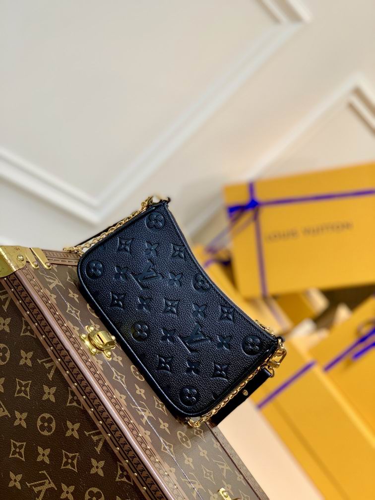Inspired Handbags, AA+ Quality 100% Genuine Leather Classic Flap Medium Quilted Lambskin Black Gold, 18X 1 1X 5cm BL 4 Colour