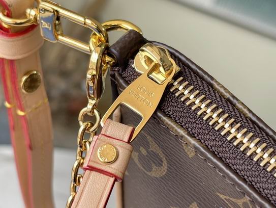 Inspired Handbags, AA+ Quality 100% Genuine Leather Classic Flap Medium Quilted Lambskin Black Gold, 18X 1 1X 5cm BL 4 Colour