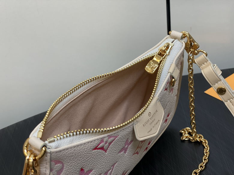 Inspired Handbags, AA+ Quality 100% Genuine Leather Classic Flap Medium Quilted Lambskin Black Gold, 18X 1 1X 5cm BL 4 Colour