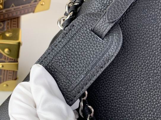 Louis Vuitton Handbags, AA+ Quality 100% Genuine Leather Classic Flap Medium Quilted Lambskin Black Gold, 18X 1 1X 5cm BL 4 Colour