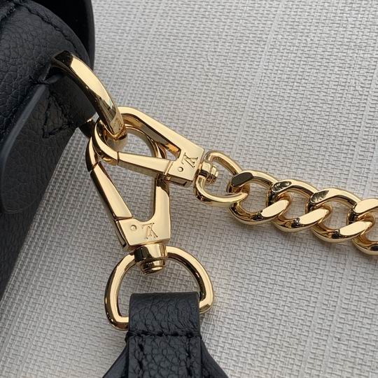 Louis Vuitton Handbags, AA+ Quality 100% Genuine Leather Classic Flap Medium Quilted Lambskin Black Gold, 18X 1 1X 5cm BL 4 Colour