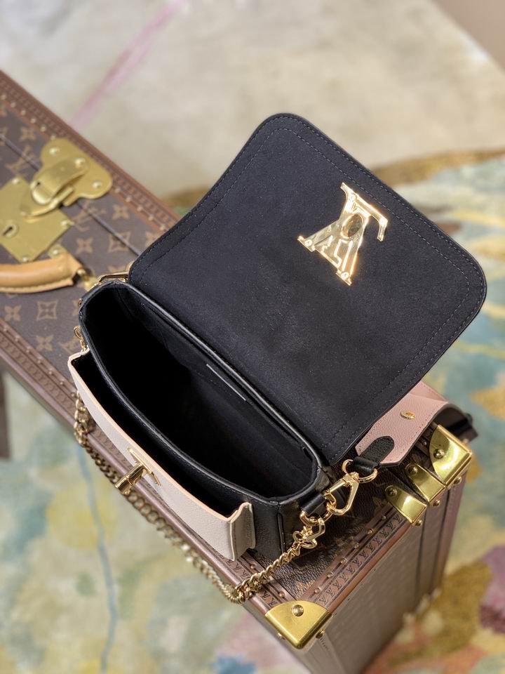 Louis Vuitton Handbags, AA+ Quality 100% Genuine Leather Classic Flap Medium Quilted Lambskin Black Gold, 18X 1 1X 5cm BL 4 Colour