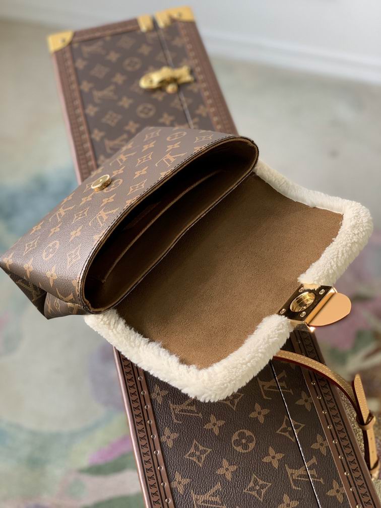 Louis Vuitton Handbags, AA+ Quality 100% Genuine Leather Classic Flap Medium Quilted Lambskin Black Gold, 18X 1 1X 5cm BL 4 Colour