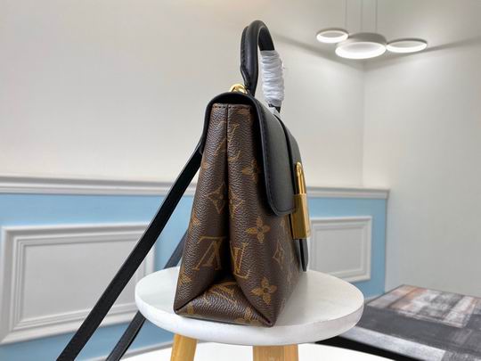 Louis Vuitton Handbags, AA+ Quality 100% Genuine Leather Classic Flap Medium Quilted Lambskin Black Gold, 18X 1 1X 5cm BL 4 Colour