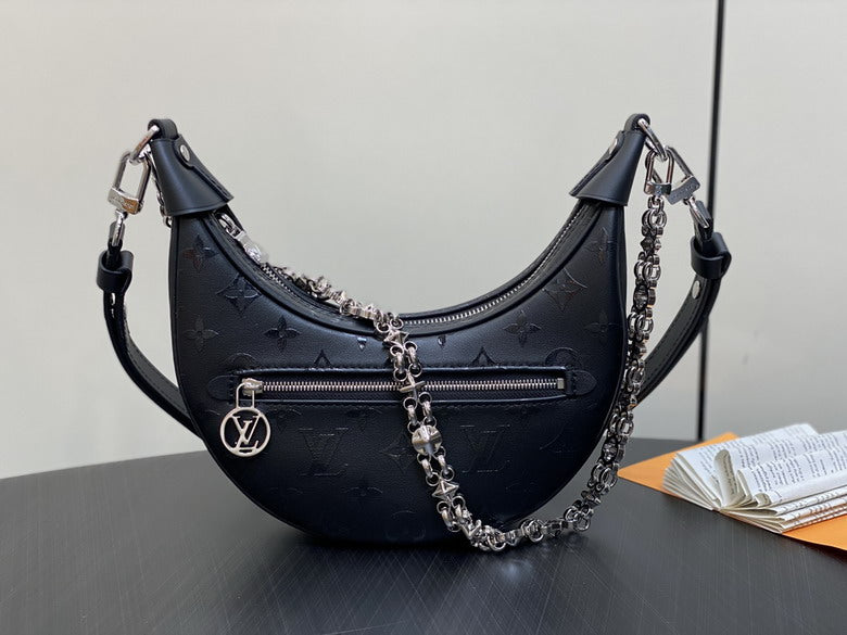 Inspired Handbags, AA+ Quality 100% Genuine Leather Classic Flap Medium Quilted Lambskin Black Gold, 18X 1 1X 5cm BL 4 Colour