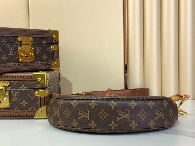 Inspired Handbags, AA+ Quality 100% Genuine Leather Classic Flap Medium Quilted Lambskin Black Gold, 18X 1 1X 5cm BL 4 Colour