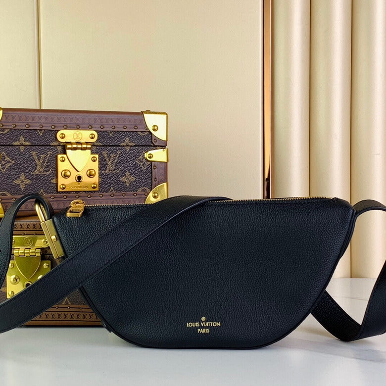 Inspired Handbags, AA+ Quality 100% Genuine Leather Classic Flap Medium Quilted Lambskin Black Gold, 18X 1 1X 5cm BL 4 Colour